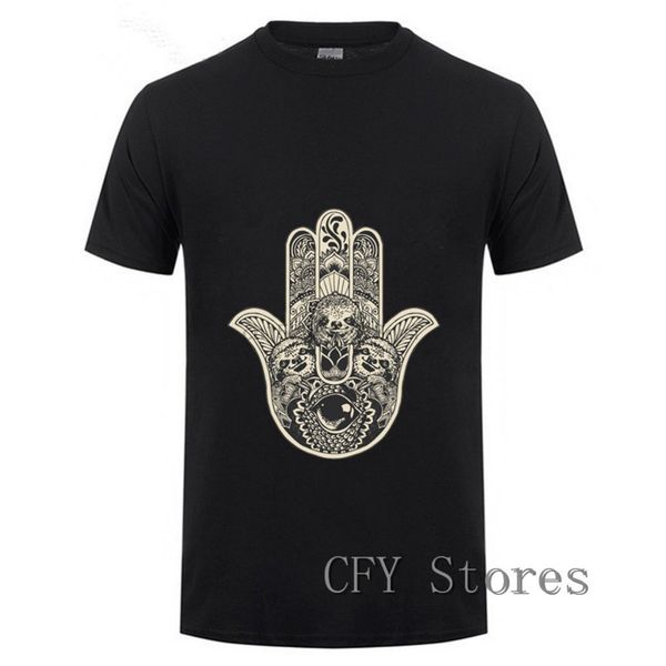 

смешных руки лней футболка мужчины паой printed t рубашка o-образный вырез с короткого рукавом мягкого повседневного tops спорт толстовка с