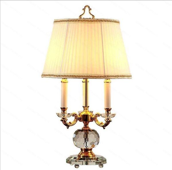 Moderne Kristall-Tischlampen, 100 % K9-Kristall, Tisch- und Schreibtischlampe, hochwertige Schlafzimmer-Nachttischlampen, Abajur-Kristall-Schlafzimmerleuchten