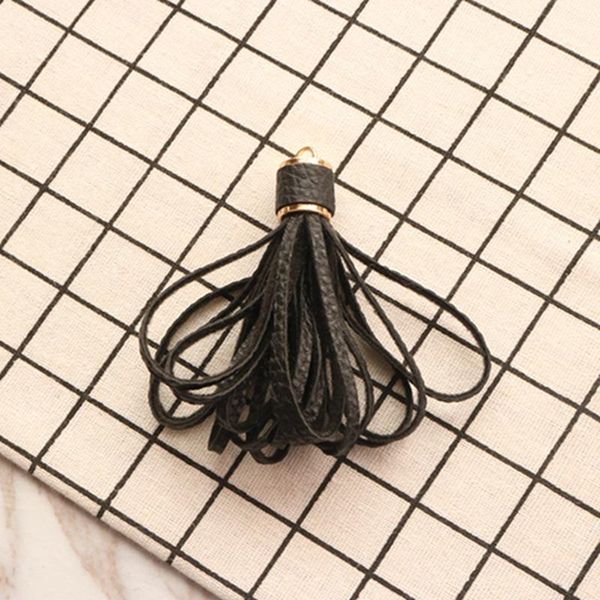 

12pcs lot personalized suede tassel pendants leather tassels for keychain bag cellphone pendant home decoration diy accessories h qylsmp
