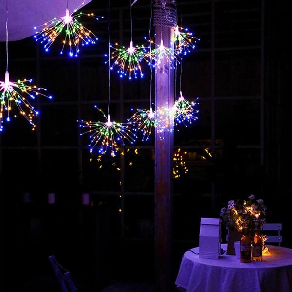 

led solar light string outdoor waterproof garden lawn solar dandelion lights christmas wedding fairy garland decoration swy wmtyec xhhair