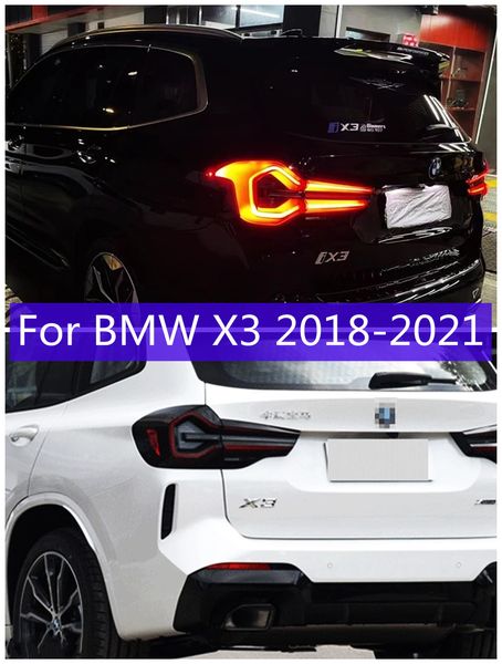 Acessórios automotivos Taillights para x3 18-21 LED Tail Light BMW BMW Nevoeiro Traseira Turn Sinal Reversing Running Lamp