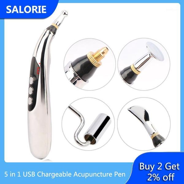 

electric massagers charging electronic acupuncture pen laser meridian energy massager for neck and shoulders face massage therapy health car