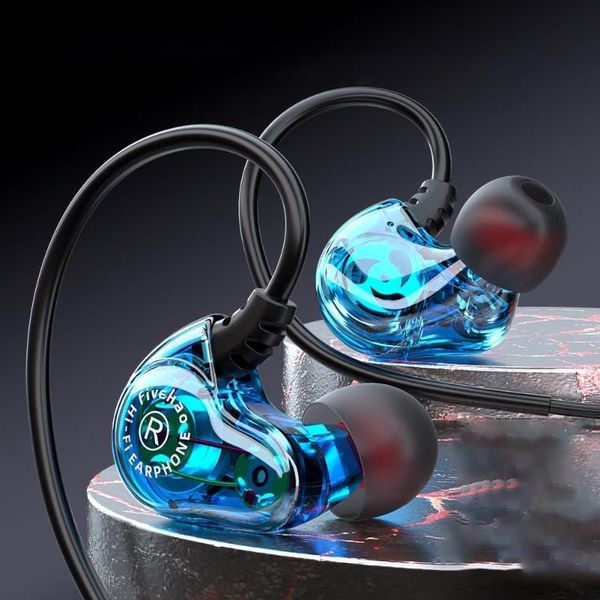 

3.5mm universal wired earphone hang ear heavy bass music sport headset with mic headset adjustable ear hook earphone for phone