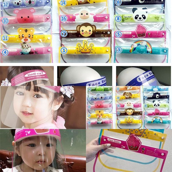 

protective anti-fog kids transparent shield dustproof adults fashion masks multifunctional full face covers 21 styles in