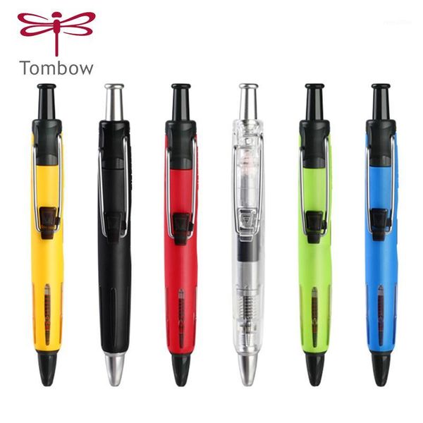 

1pcs tombow black pressing ballpoint pen bc-ap ballpoint pen 0.7mm multifunction travel oil air pressure1, Blue;orange