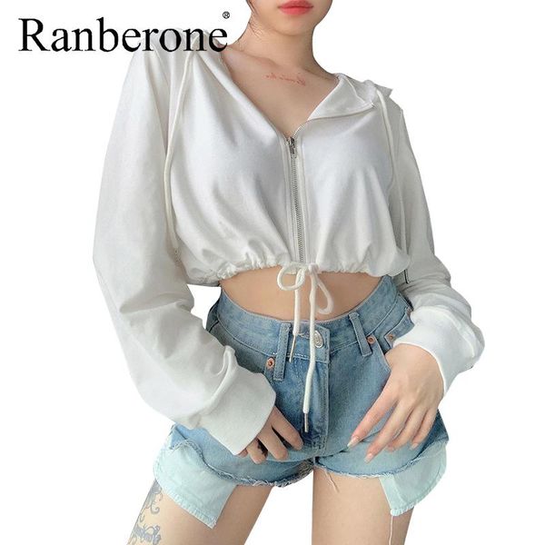 

running jackets women sports jacket zipper long sleeve hoodies clothes ladies short sportswear female drawstring white black gray, Black;red
