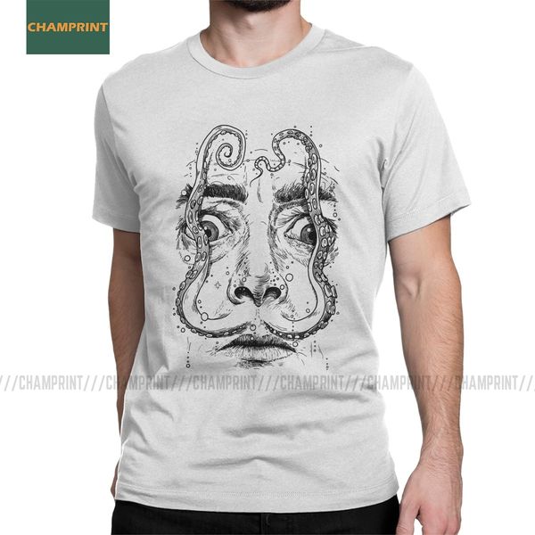 

ocs dali salvador surrealism painter portrait artist vintage tees short sleeve summer sport hooded sweatshirt hoodie men t shirt
