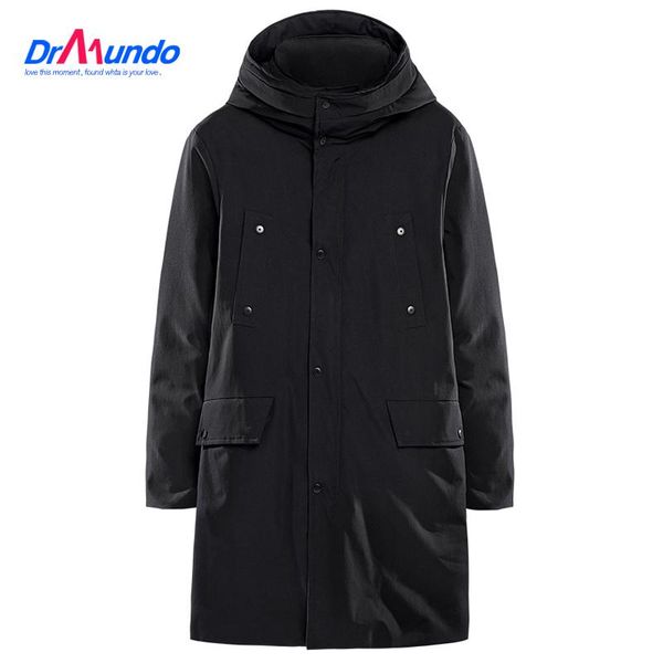 

skiing jackets 2021 men's winter ski jacket man long coat male fashion casual parkas warm hooded overcoat snowboarding down
