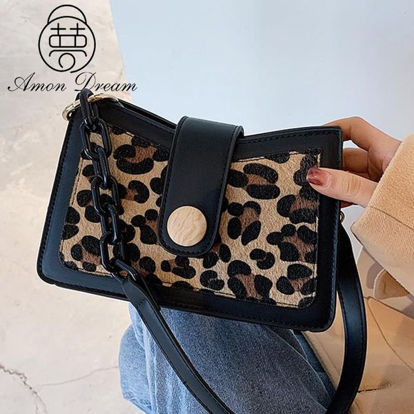 

shoulder bags leopard pattern purses and handbags luxury designer pu leather for women 2021 fashion female high quality
