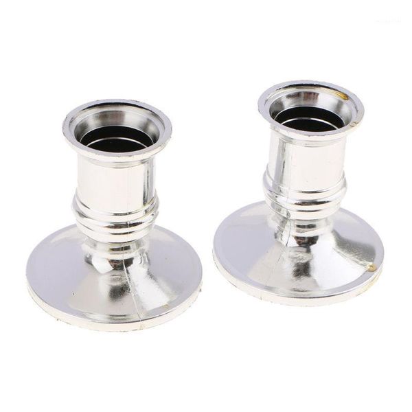 

candle holders 2pcs pillar stick stand standard candlestick wedding home decor1