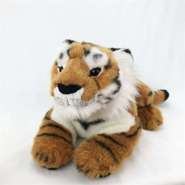 

yellow wild tiger simulation of animals plush doll 6eow