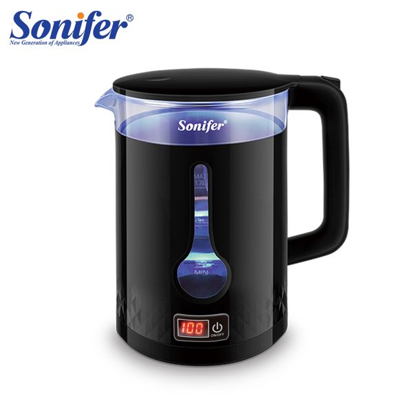 

1.7l electric glass kettle with temperature control kitchen appliances keep warm function electric boiling tea pot 220v sonifer