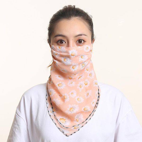 

женщины шифон лица шарф шелковый шейный платок повязка foulard леди мода цветочные печати proof лица шарфы wrap бандана шали sqcduj, Blue;gray