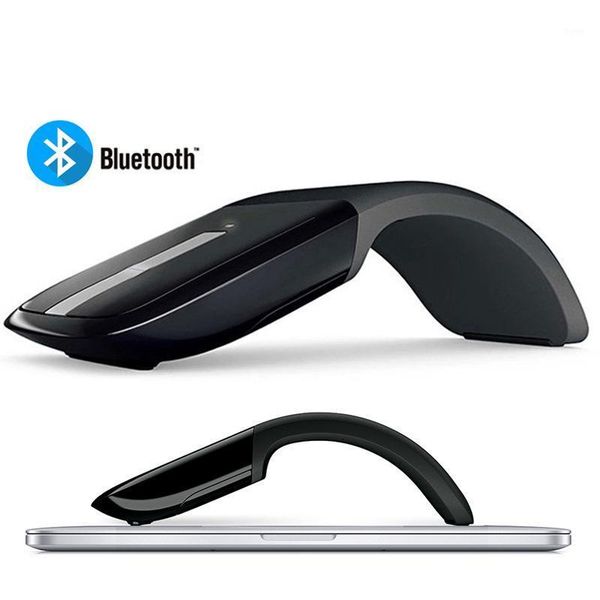 

mice 2021 bluetooth wireless arc touch surface blueshin technology mouse creative folding for lap