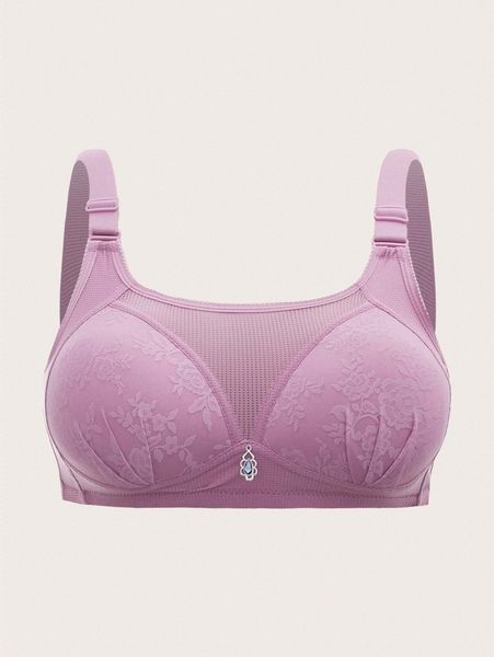 

plus contrast lace bra h9qe#, Black;white