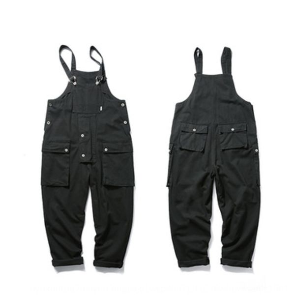 

american style casual one-piece suspenders men's overalls overallssling overalls trousersmay kaji fashion brand workersloose suspenders, Blue