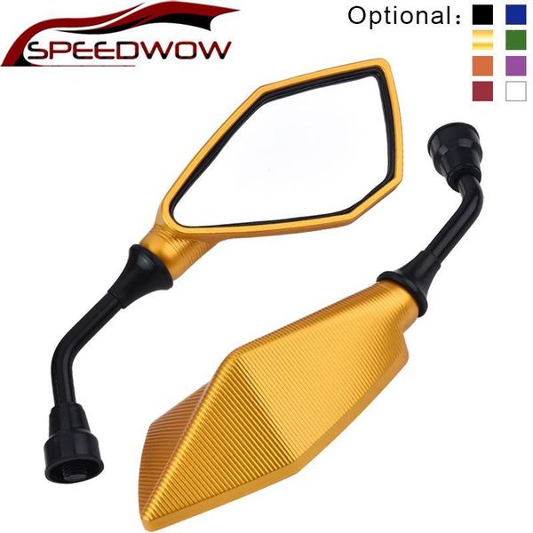 

1 pair 10mm mirror hole universal motorcycle rearview mirror stripe back motorcycle accessories side 8 colors1