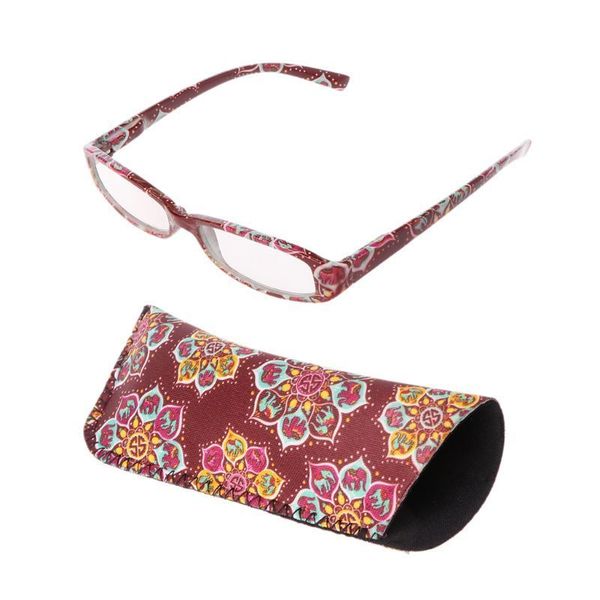 

glasses newvintage women reading eyeglasses presbyopia readers rectangular frame clear lens +1.0 to +4.0 3