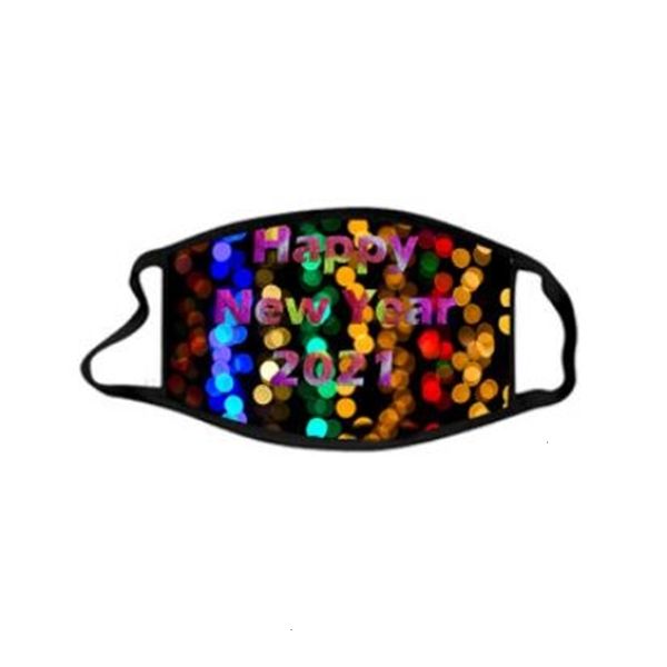 

year face masks 2021happy print new mouth cover chritmas fireworks dustproof breathable protective disposable mask lsk 8 nty4q