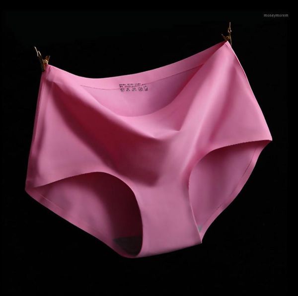 

women's panties the piece of unmarked underwear women's ice silk, middle waist, sexy, lady, large size triangular underwear1, Black;pink
