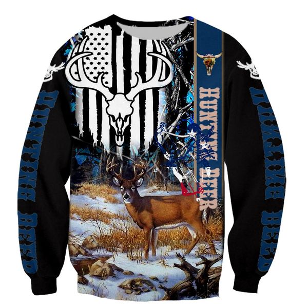 

love animal forest beer hunting new arrive /hoodies/ sweatshirts/summer 3d print shirts comics plus size harajuku men clothing