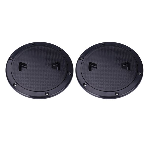 

2pcs marine boat rv black 8 \»колода тарелка access hatch винт крышки out