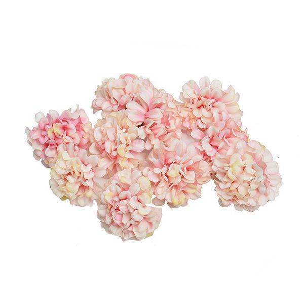 

artificial flower head diy silk accessory for home wedding party decoration fake hydrangea flowers 6 npvyb