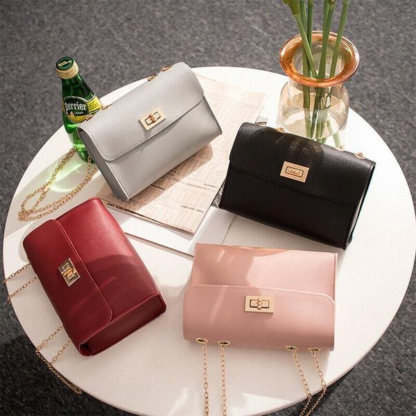 

мода женщин сумка цепи мешок pu кожи плеча crossbody сумки посыльного кошелек талии обновления