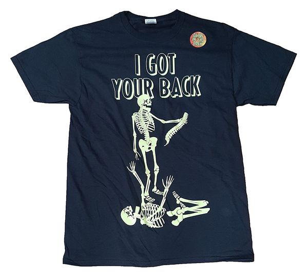 

halloween i got your back skeleton black graphic cool design 3d loose black 035585 sport hooded sweatshirt hoodie t shirt