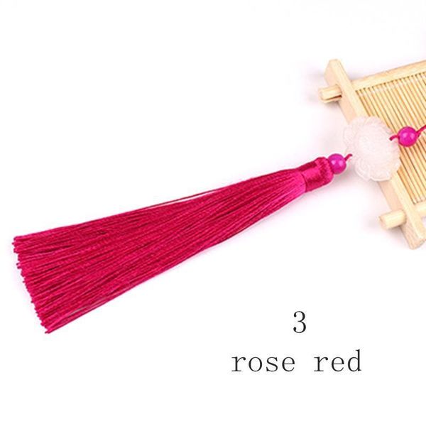 

12pcs lot white lotus pendant tassel silk fringe bangs flower tassel trim key 11 colors for curtains home decoration accessories h bbyetb
