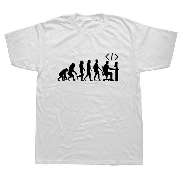 

sport computer programmer t shirts men new summer fashion men evolution t shirt short sleeve cotton cool t-shirt men