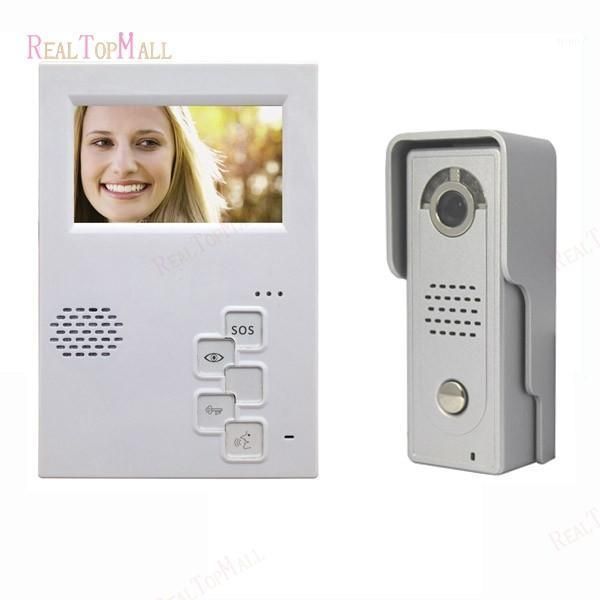 

video door phones 4.3" phone intercom doorphone doorbell audio system1