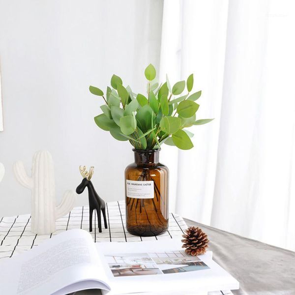 

decorative flowers & wreaths water grass eucalyptus plastic artificial plants green flower plant wedding home decoration table decors artifi