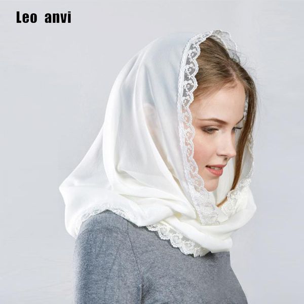 

scarves leo anvi design women scarf chiffon headscarf ladies foulard femme bandana lace headscarves for ring wrap muslim hijab, Blue;gray