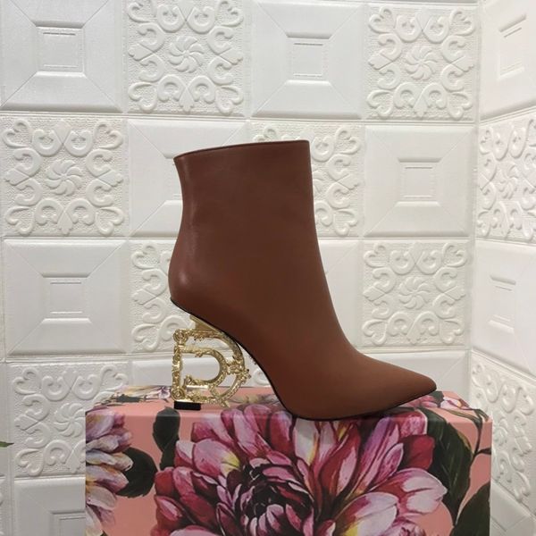 

luxury high heel women's shoes designer comfortable brand fashion classic ladies short boots with shoe box, Red;white