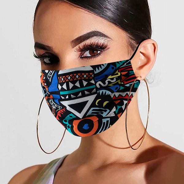 

retro print mask women fabric washable face masksdecorationnightclub partyvip link for us dropshipping mouth muffle retro print sqcvkg