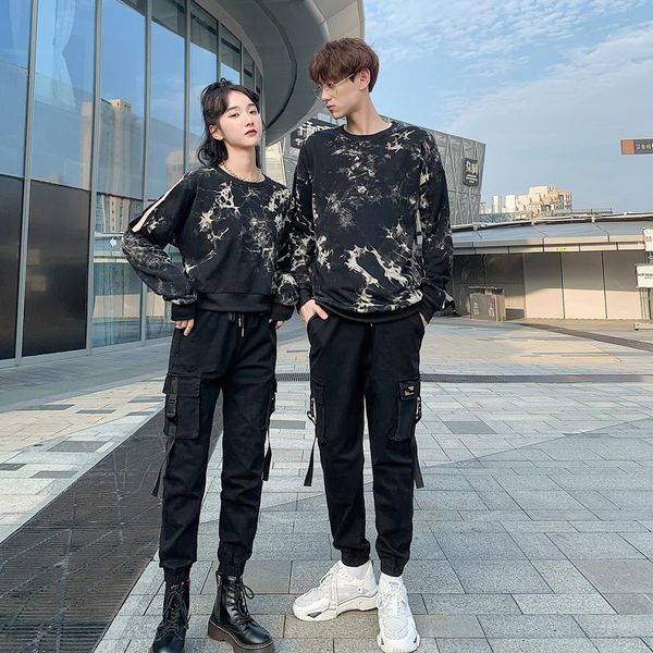 

пары одежды мало дизайн толстовки для пар, Black