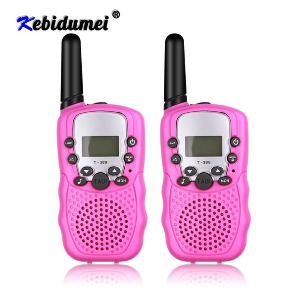 

walkie talkie t388 8ch 22ch 2pcs mini kids radio station 0.5w pmr pmr446 frs uhf portable communicator gift for child