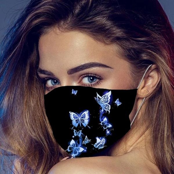 

dustproof washable masks 3d printed face fabric mask reusable protection proof mouth masque comfortable safe butterfly wmtslg mywjqq