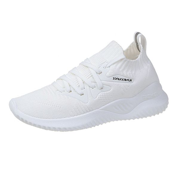 

spring and summer new style breathable fly woven athletic shoes korean-style versatile women's shoes women sneakers 201110, Black