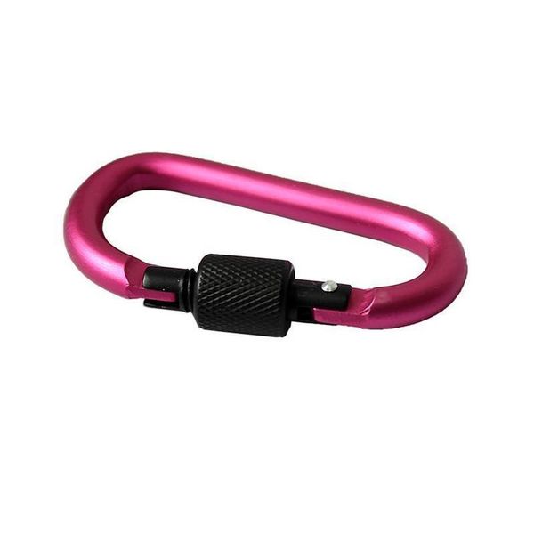 

high-quality bold 8cm locking type d quickdraw carabiner buckle buckle hanging aluminum nut backpac qyloae