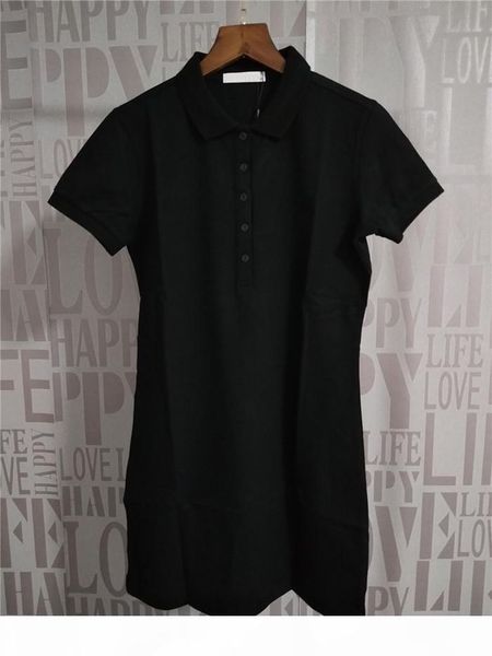 

womens crocodile polo dress embroidery decoration womens casual summer dress lapel neck a line summer casual women polo dress, Black;gray