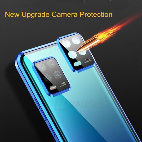 

magnetic case for xiaomi mi 10 lite case double sided tempered glass with camera protect case for xiaomi 10 lite mi10 lite h wmtuih