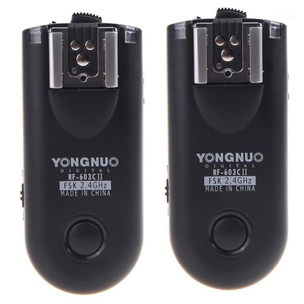 

yongnuo rf-603c ii wireless remote flash trigger rf603c c1 c3 ii rf 603 2 transceivers for 5dii 1d 6d 7d 50d 60d 500d 600d1