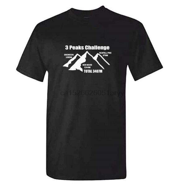 

mens 3 peaks challenge tshirt - three peaks ben nevis - snowden - scafell pike sport hooded sweatshirt hoodie