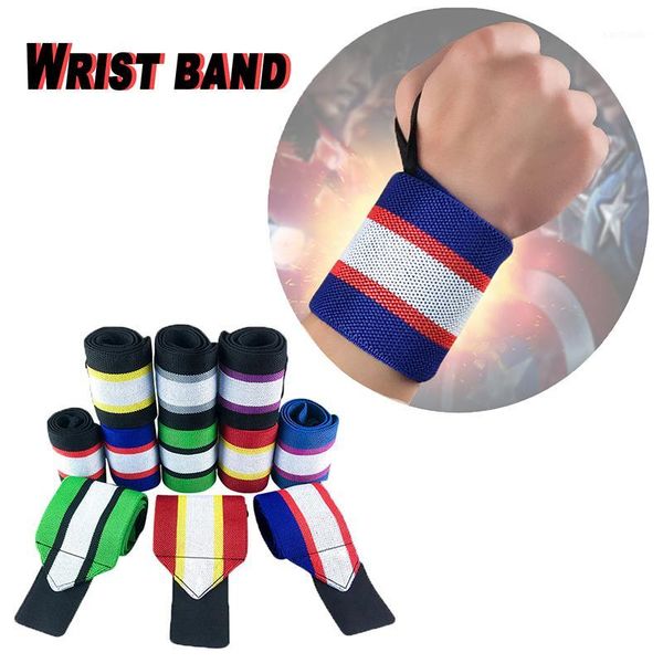 

wrist support weightlifting belt gym fitness sports wristband elastic bandage hand pad anti-sprain belt1, Black;red