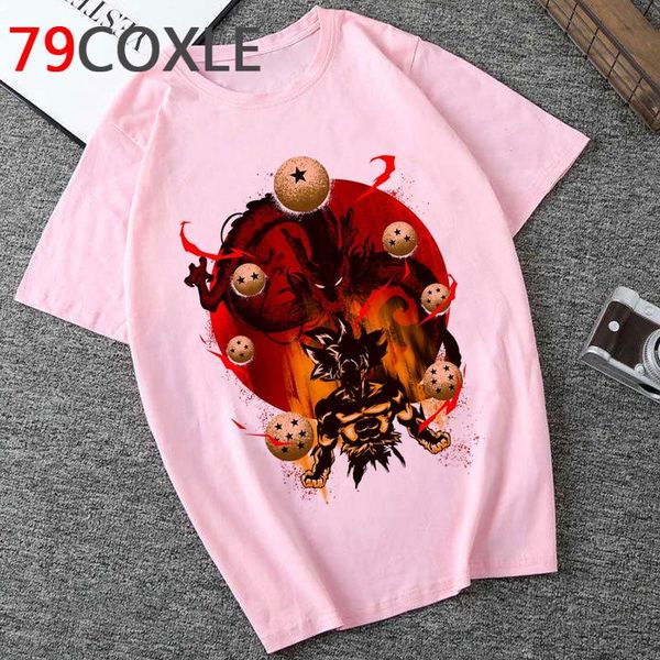 

fashion anime z t shirt men harajuku super saiyan cool t-shirt casual son goku cartoon tshirt graphic tees male jllrdh, White