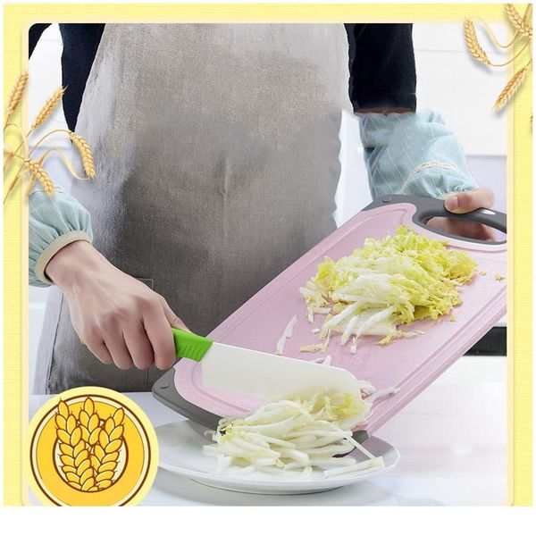

wheat straw cutting board degradable chopping board food slice cut chopping block chopping board kitchen gadget home acc bbygnq