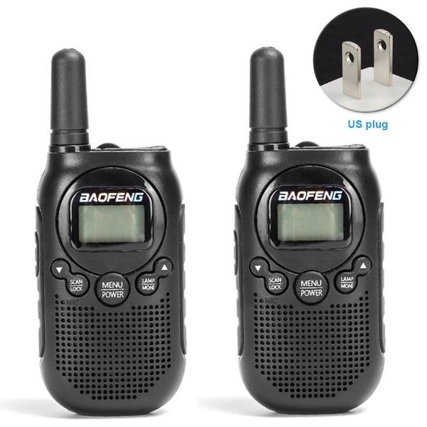 

2pcs camping team mini rechargeable kid walkie talkie long distance 2 way radio noise reduction 16 channel hiking adventures
