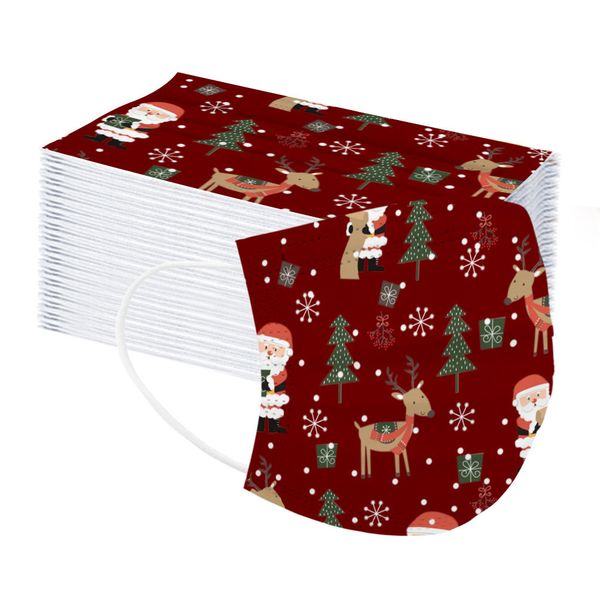 

pcs christmas for children 10/100 disposable high-quality masks industrial 3ply mascarillas reutilizables mascarilla